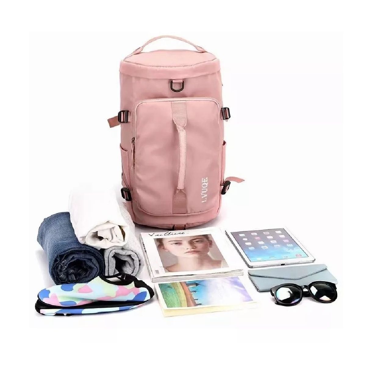 GENERICO - Mochila Deportiva  De Viaje Impermeble Rosa