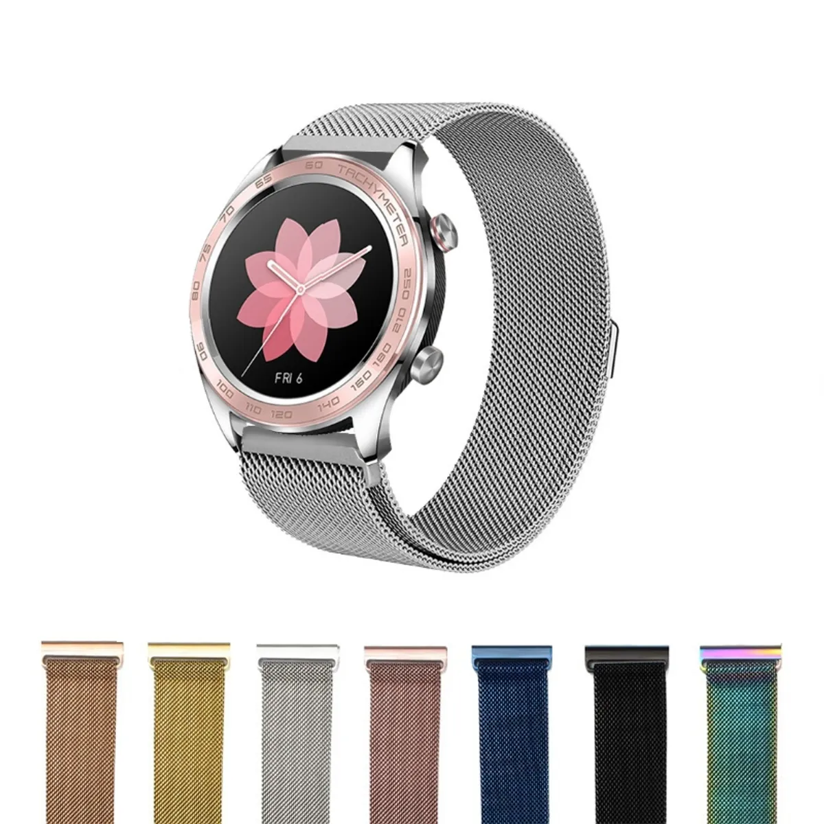 ZG JOYAS - Correa Metálica Para Samsung Huawei Xiaomi Watch 20mm 22mm
