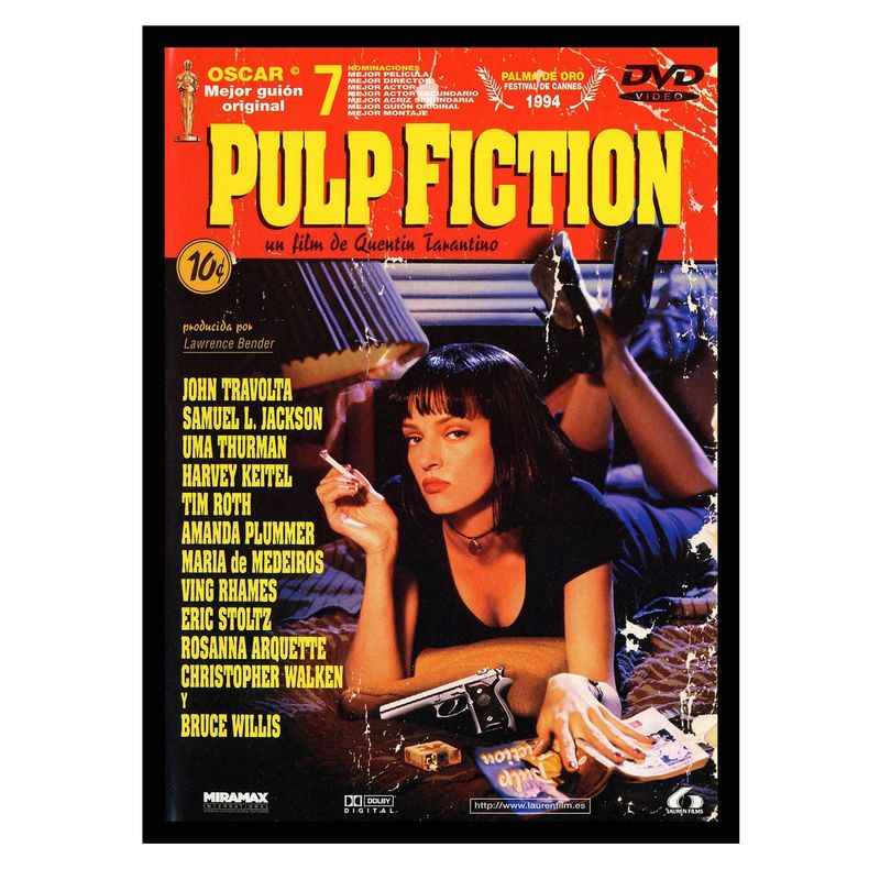 GENERICO - Cuadro de 50x70 Pulp Fiction.