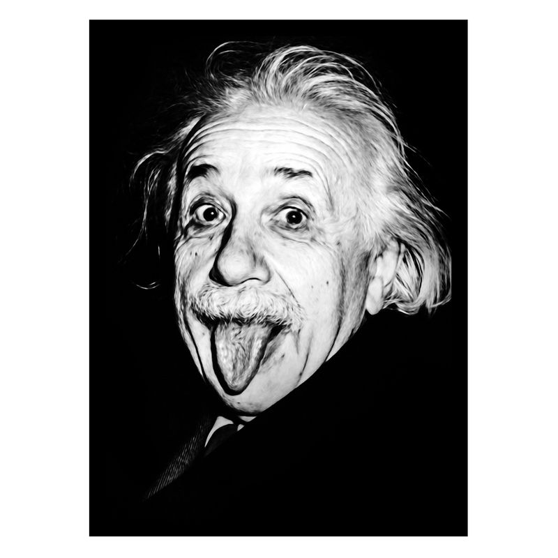 GENERICO - Cuadro De 50x70 De Einstein.
