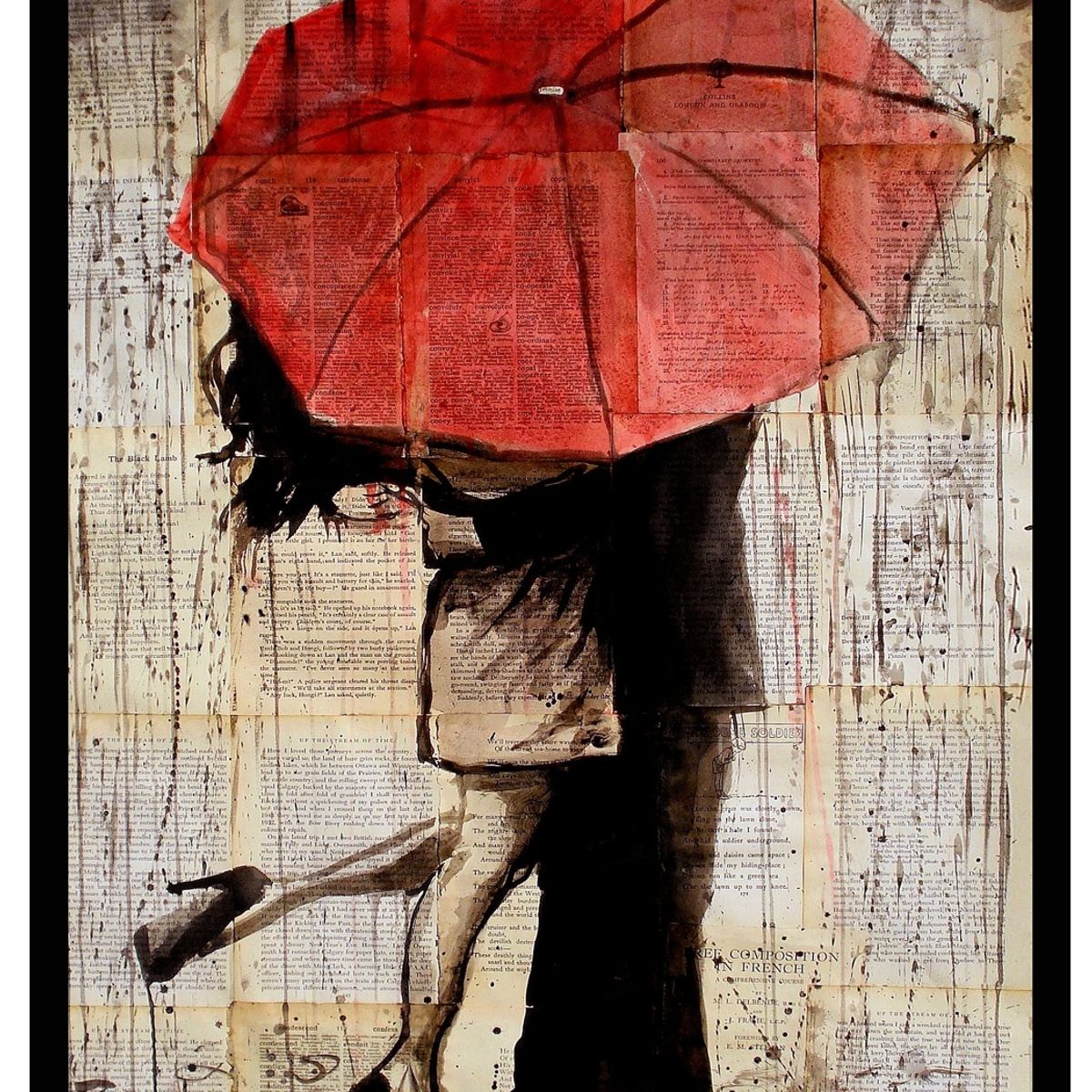 GENERICO - Cuadro De 50x70 De Arte Contemporaneo.