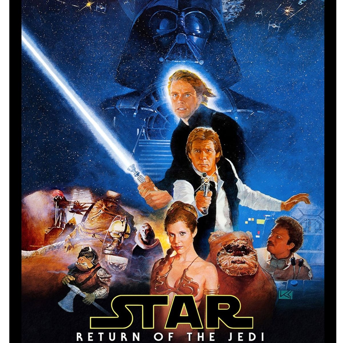 GENERICO - Cuadro De 50x70 De El Retorno Del Jedi.