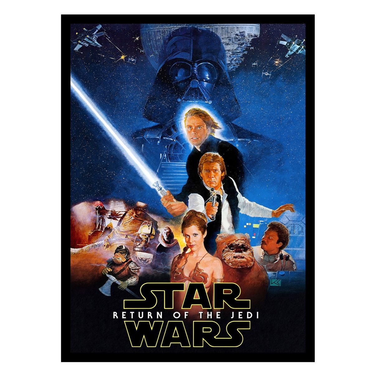 GENERICO - Cuadro De 50x70 De El Retorno Del Jedi.