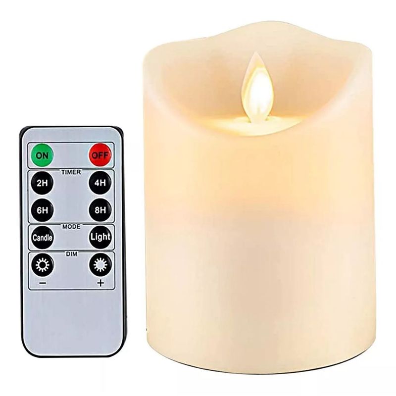 AIZO - Vela Led Parpadeantes Danzantes Control Remote