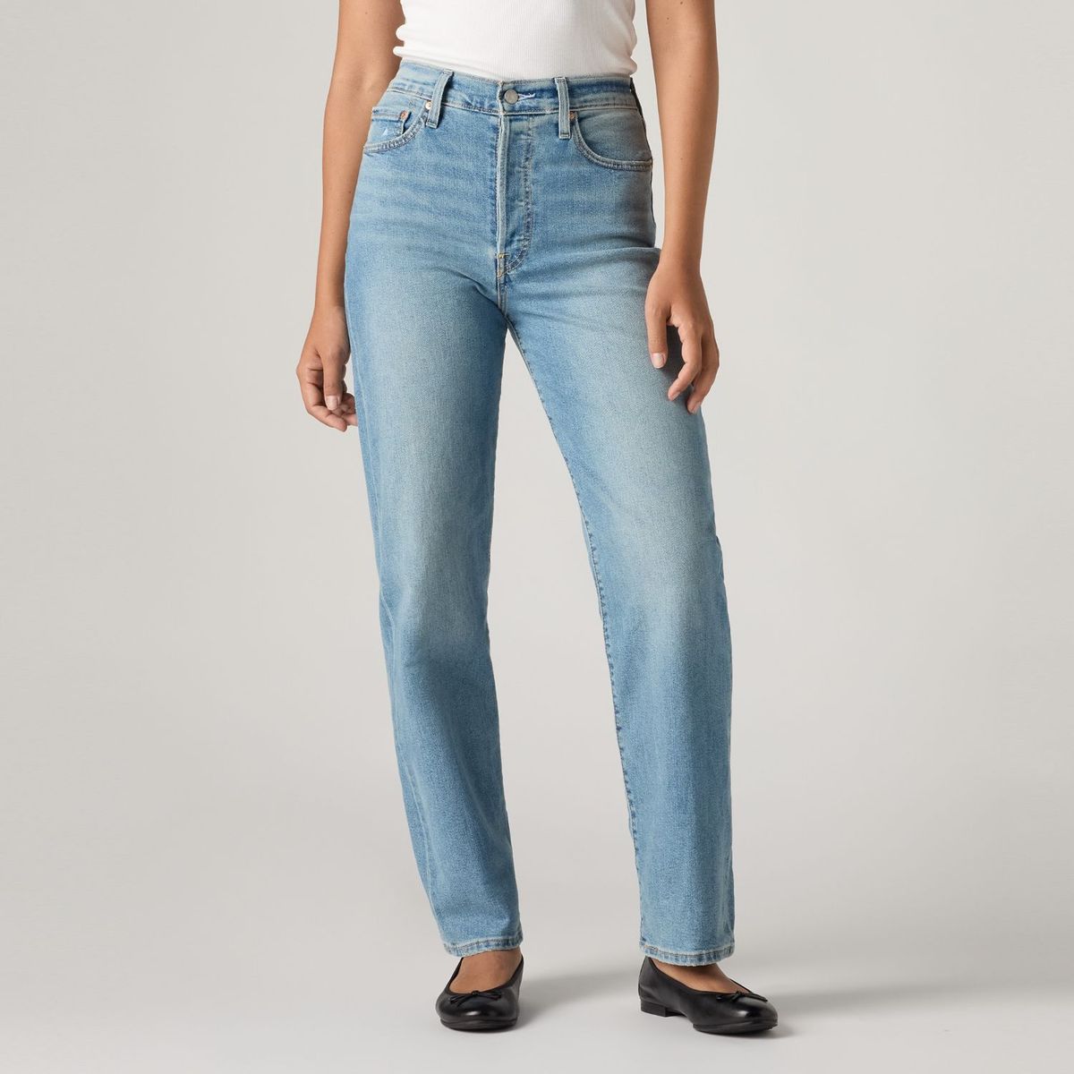 LEVIS - Jeans Mujer Ribcage Straight Ankle Azul Levis