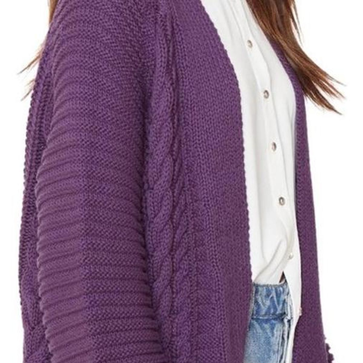 JACINTA TIENDA - Chaleco Kaia uva Jacinta Tienda