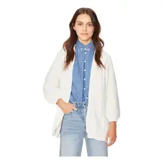 JACINTA TIENDA - Chaleco Kaia blanco