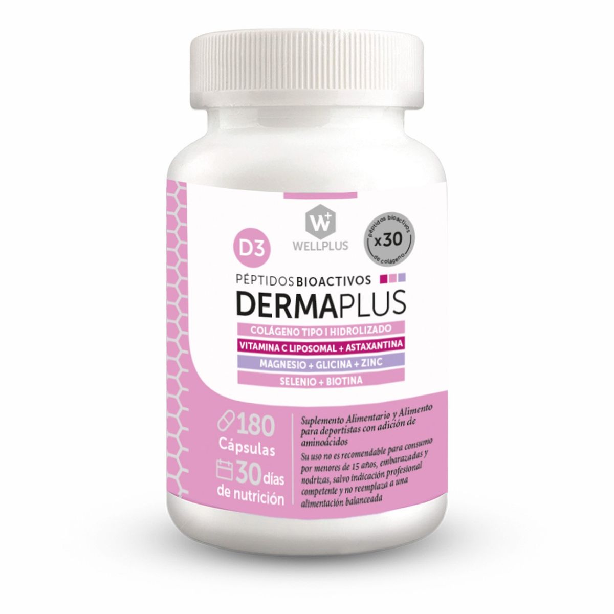WELLPLUS - DermaPlus 180 cápsulas