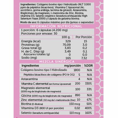 Imagen 2 del producto DermaPlus 180 cápsulas