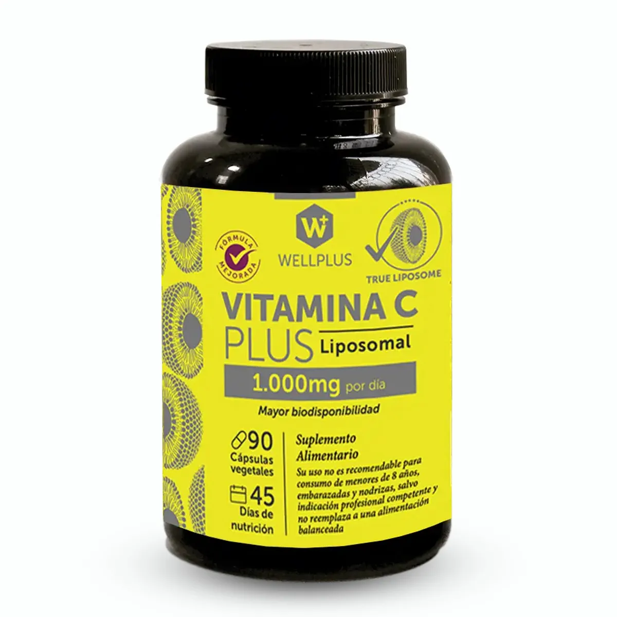 WELLPLUS - Vitamina C Plus LIPOSOMAL 90 cápsulas