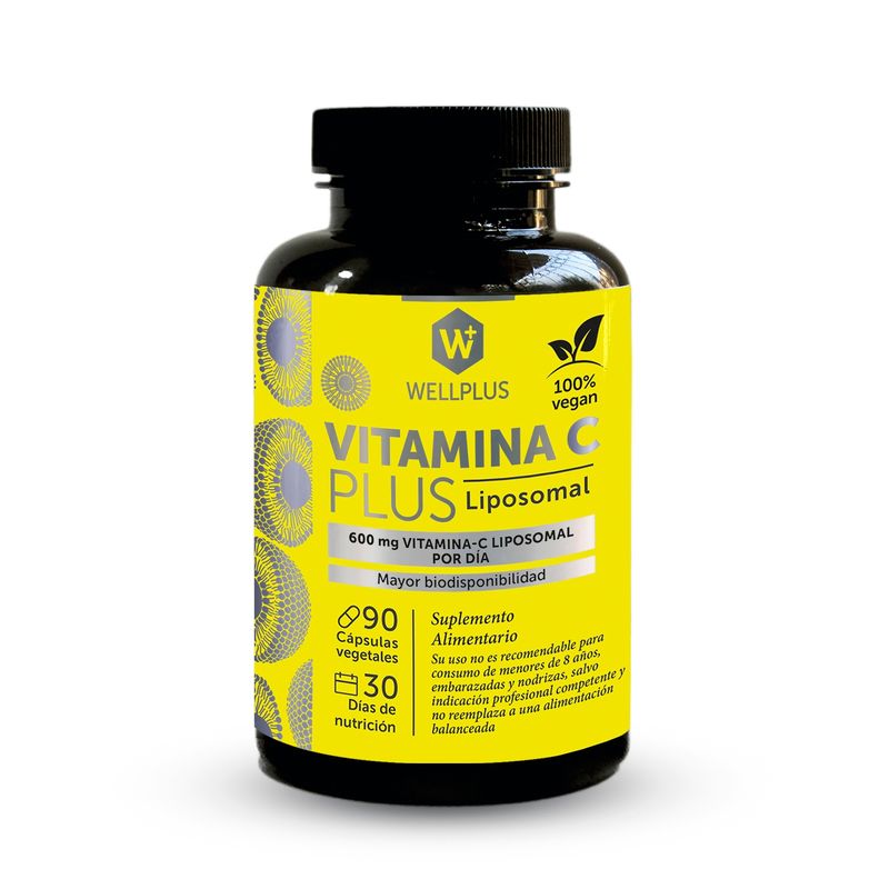 WELLPLUS - Vitamina C Plus LIPOSOMAL 90 cápsulas