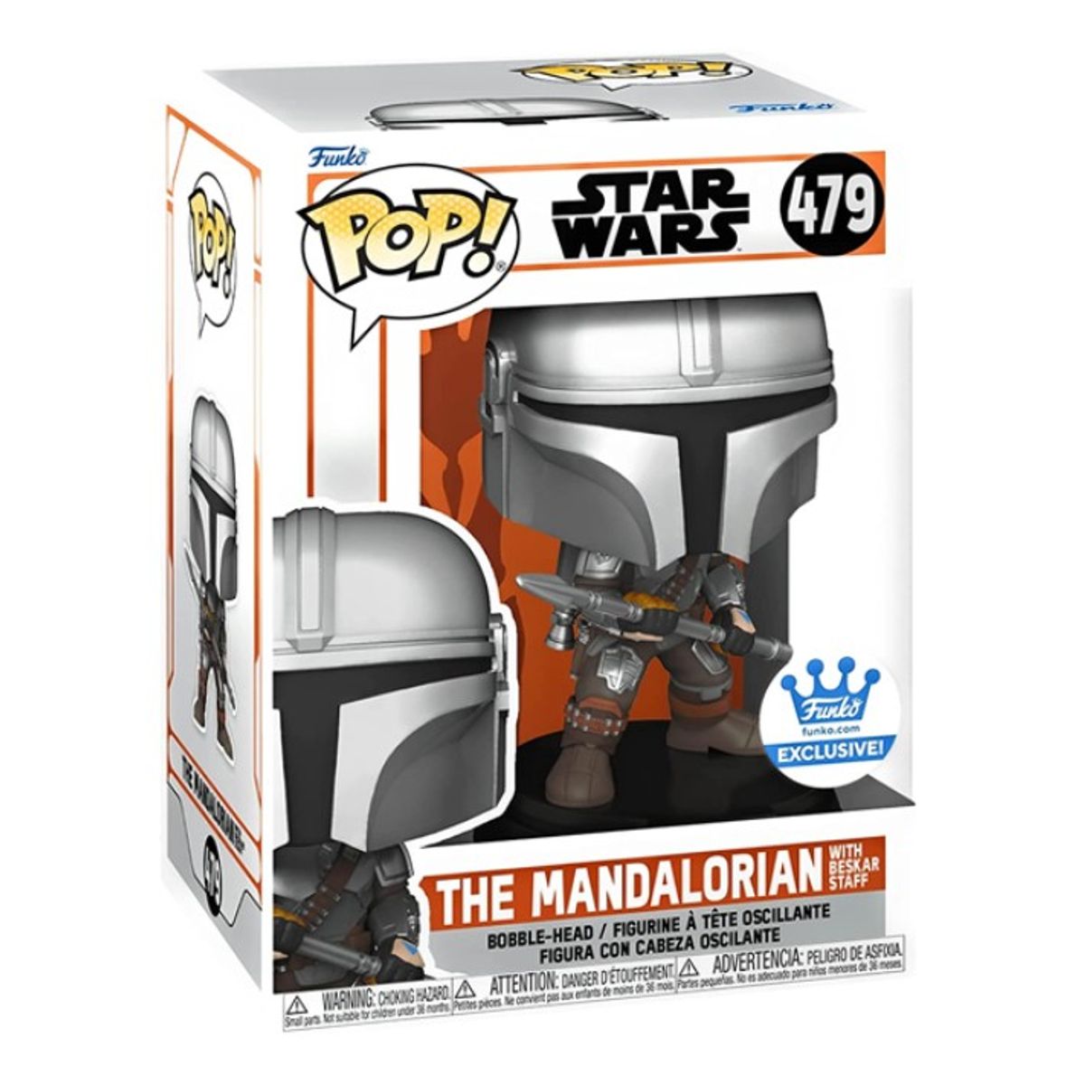 FUNKO - Funko Pop Star Wars Mandaloriano 479 Exclusivo Funkoshop