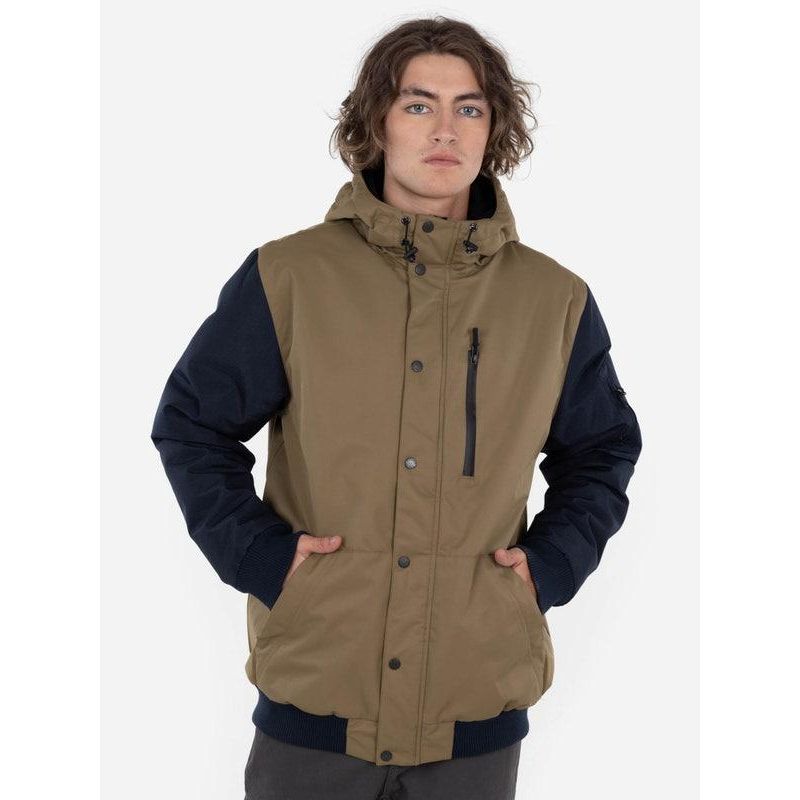 RUSTY - Casaca BROWN BOMBER Hombre Café Rusty