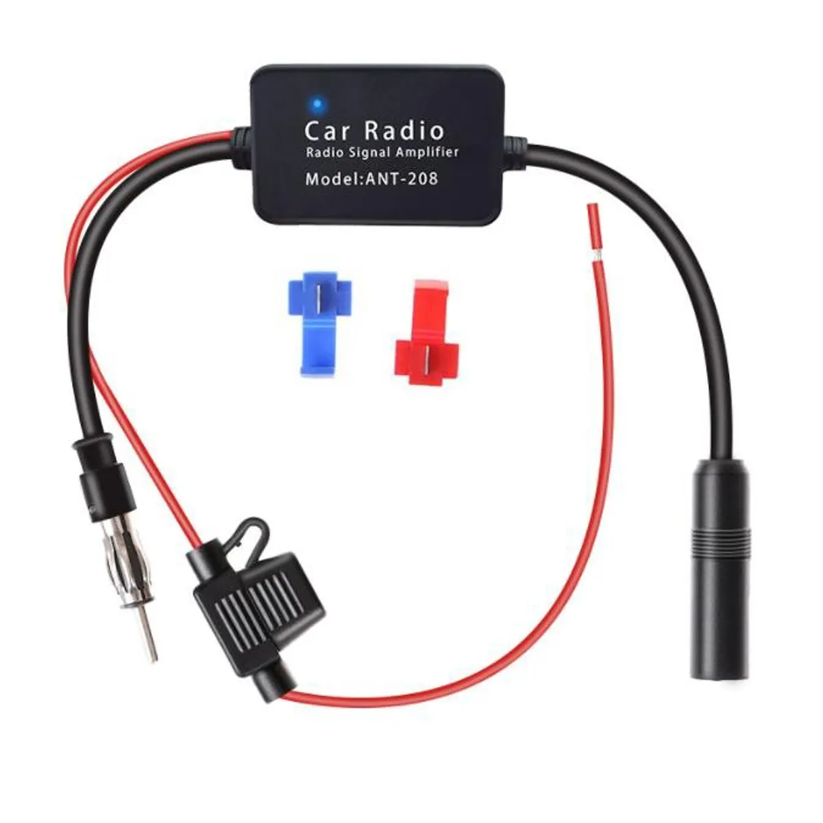 KUANGYE - Amplificador De Señal Fm Radio De Antena Para Auto 12v