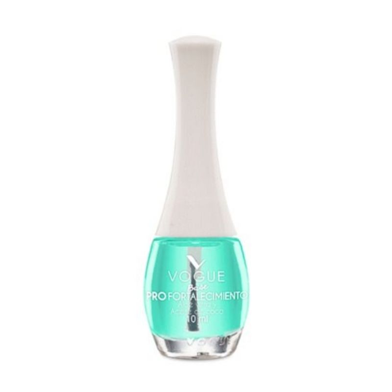 VOGUE - Base de Uñas Vogue Pro-Fortalecimiento Aloe Vera y Aceite de Coco