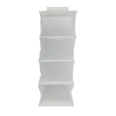 NEWTREE - Organizador De Ropa Armarios Colgante Blanco