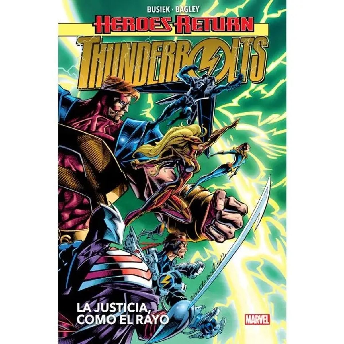 PANINI - Héroes Return. Thunderbolts: La Justicia Como El Rayo
