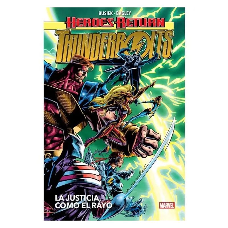 PANINI - Héroes Return. Thunderbolts: La Justicia Como El Rayo