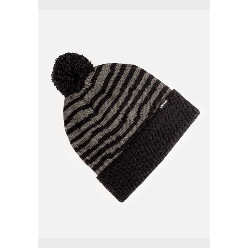VOLCOM - Gorro Lines Blk Beanie Hombre Negro Volcom
