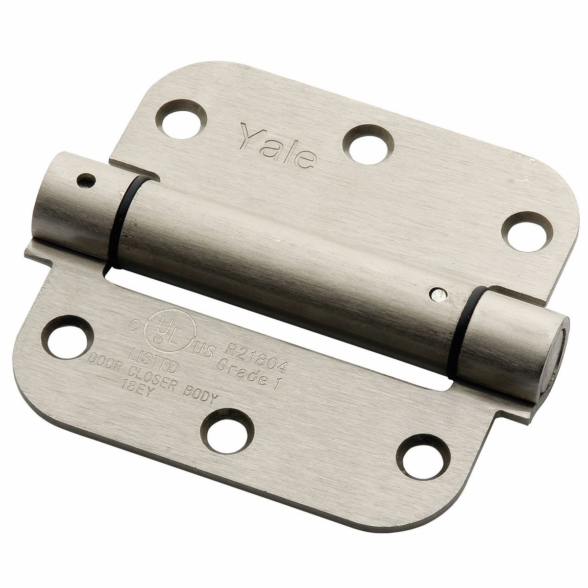 YALE - Bisagra con Resorte Yale 3.5mm x 3.5mm Níquel Satín