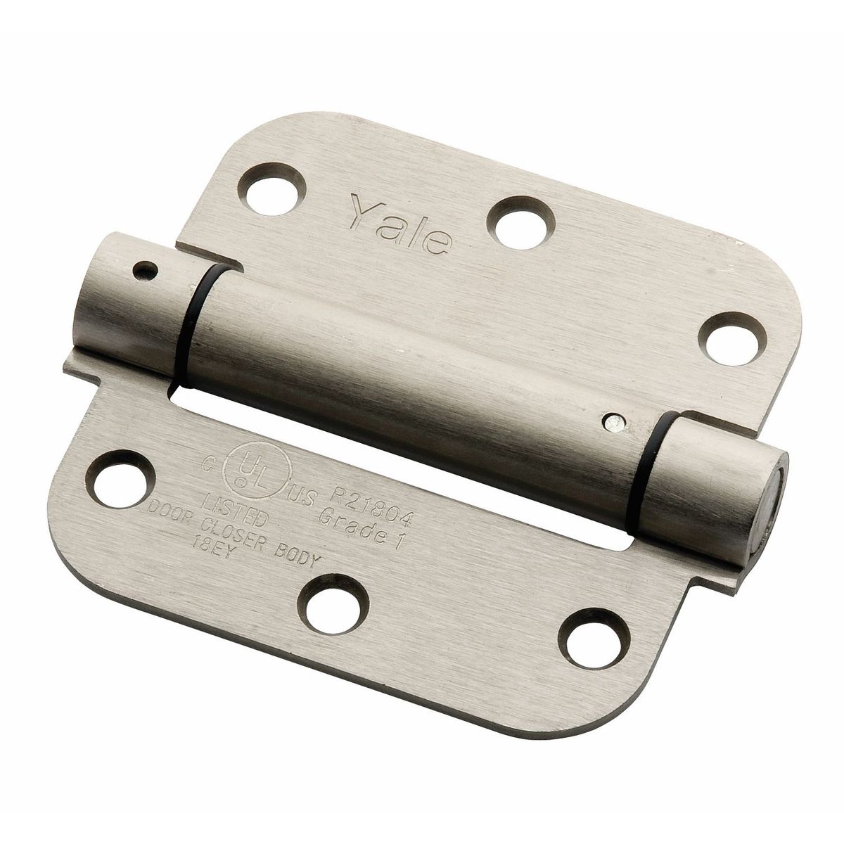 YALE - Bisagra con Resorte Yale 3.5mm x 3.5mm Níquel Satín