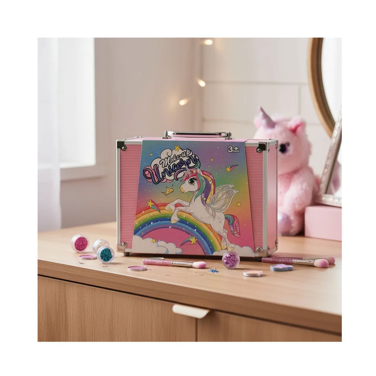 GENERICO - Kit Maletin Maquillaje Para Niñas Princesas