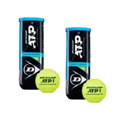 DUNLOP - Pelotas de Tenis ATP Championship Pack 2 Tarros