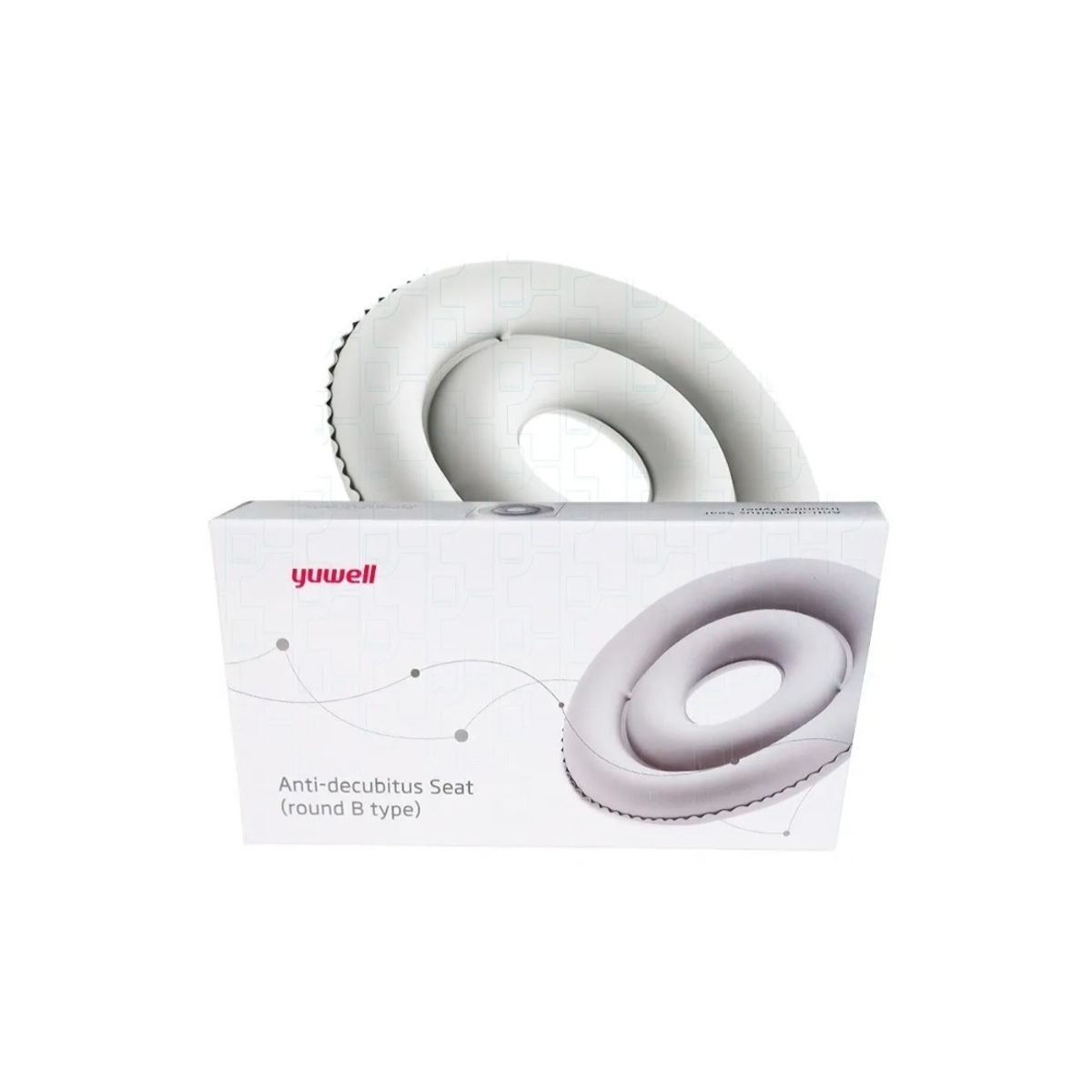 GENERICO - Cojin Picarón Antiescaras Inflable Silla Rueda Gris ºº