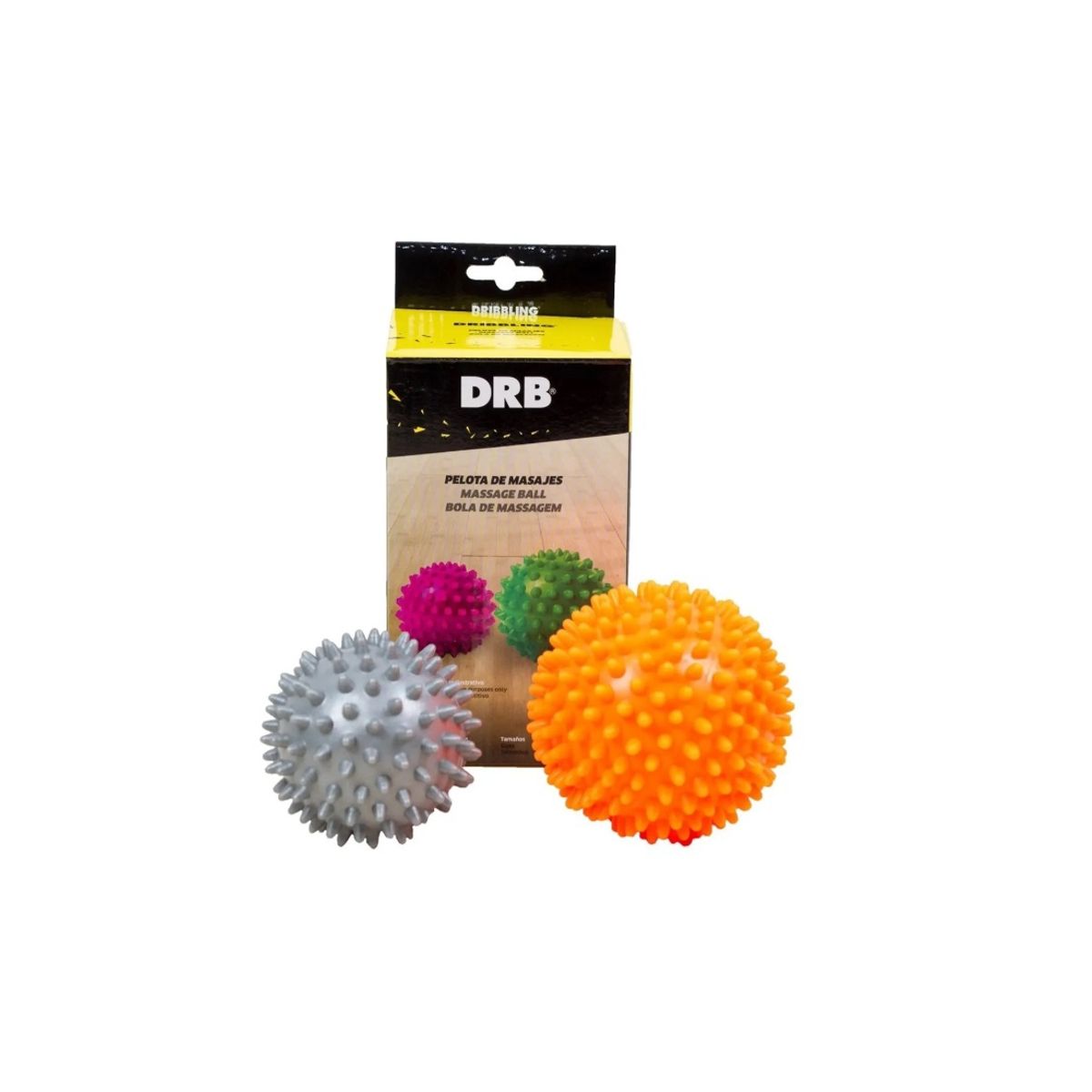 GENERICO - Pelota De Masajes Drb® Set 2 Unidades - Erizo Yoga Y Pilates