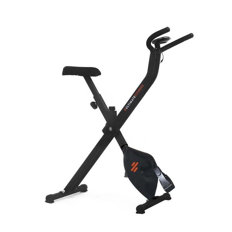 ULTIMATE FITNESS - BICICLETA ESTÁTICA PLEGABLE X20 PRO NEGRO