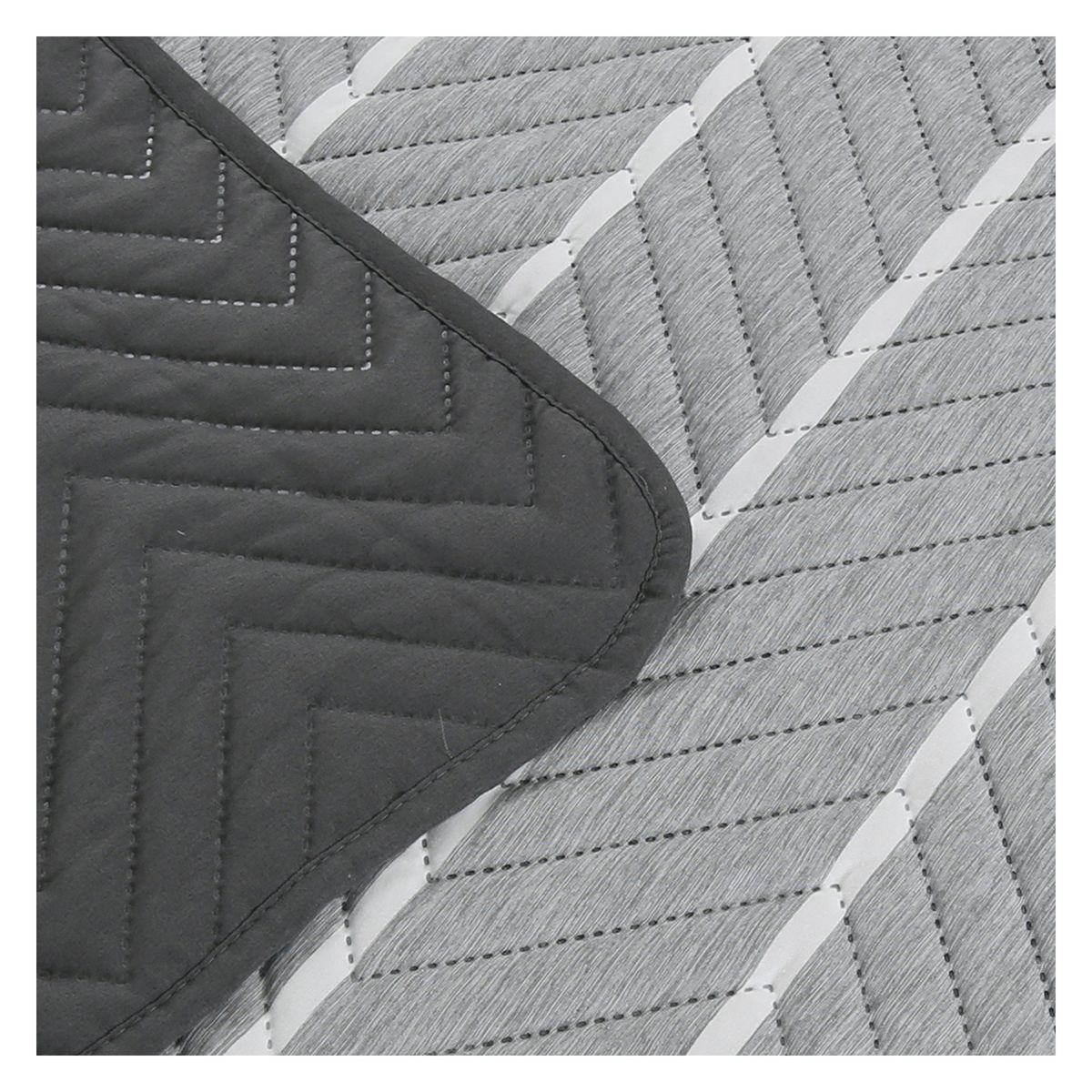 VEKKAHOME - QUILT GRIS 2 PLAZAS