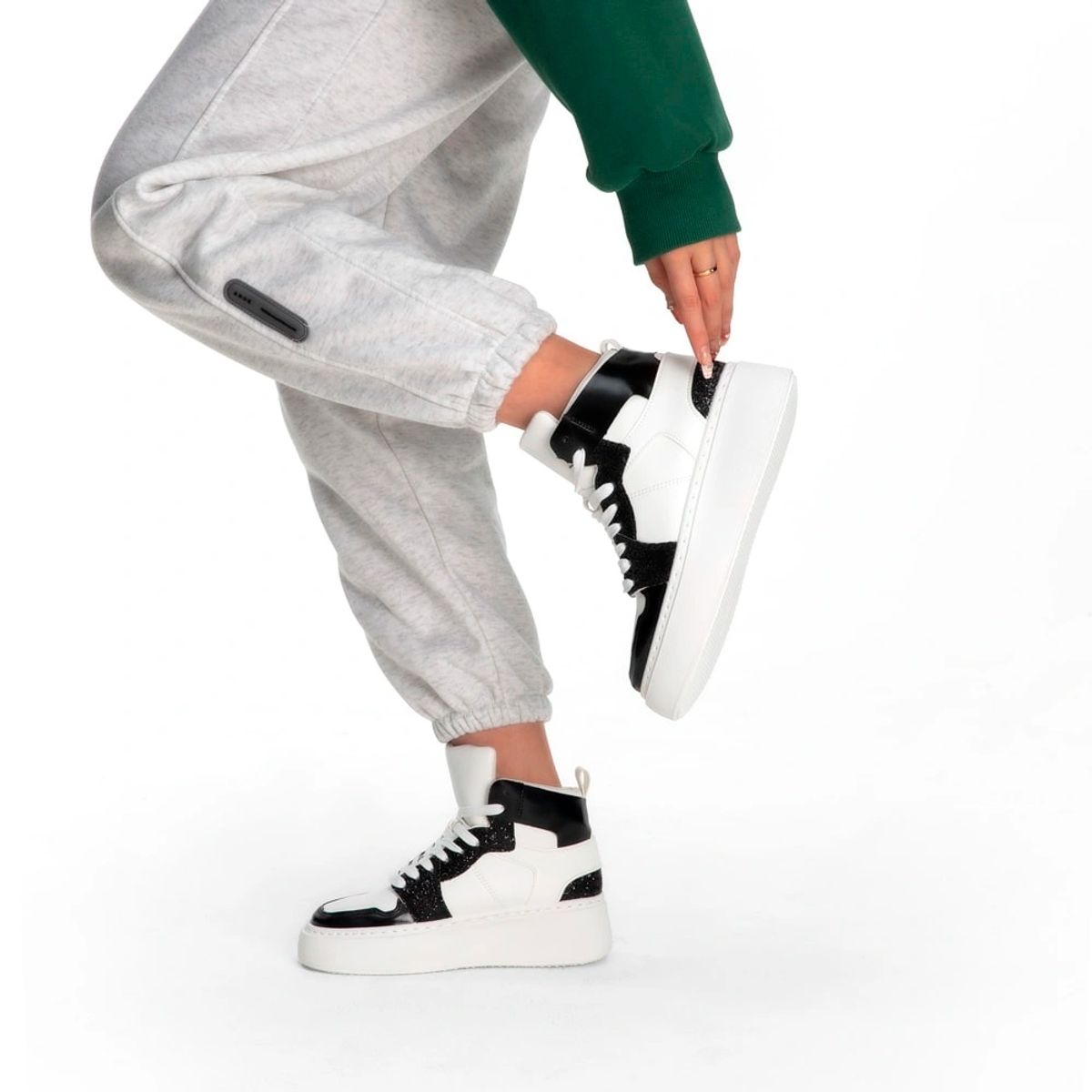 WEIDE - Zapatilla Mujer Leonor Negro Weide