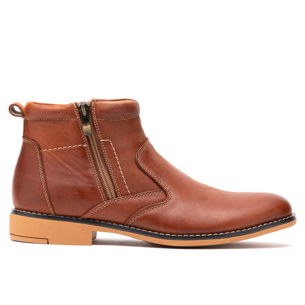 THUNDER BLUE - Botín Hombre Café Rojizo Ciro Thunder Blue