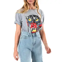 GUINDA - Polera diseño panther Aramis