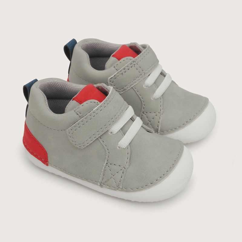 OPALINE - Zapatilla de niño gris (17 a 19)
