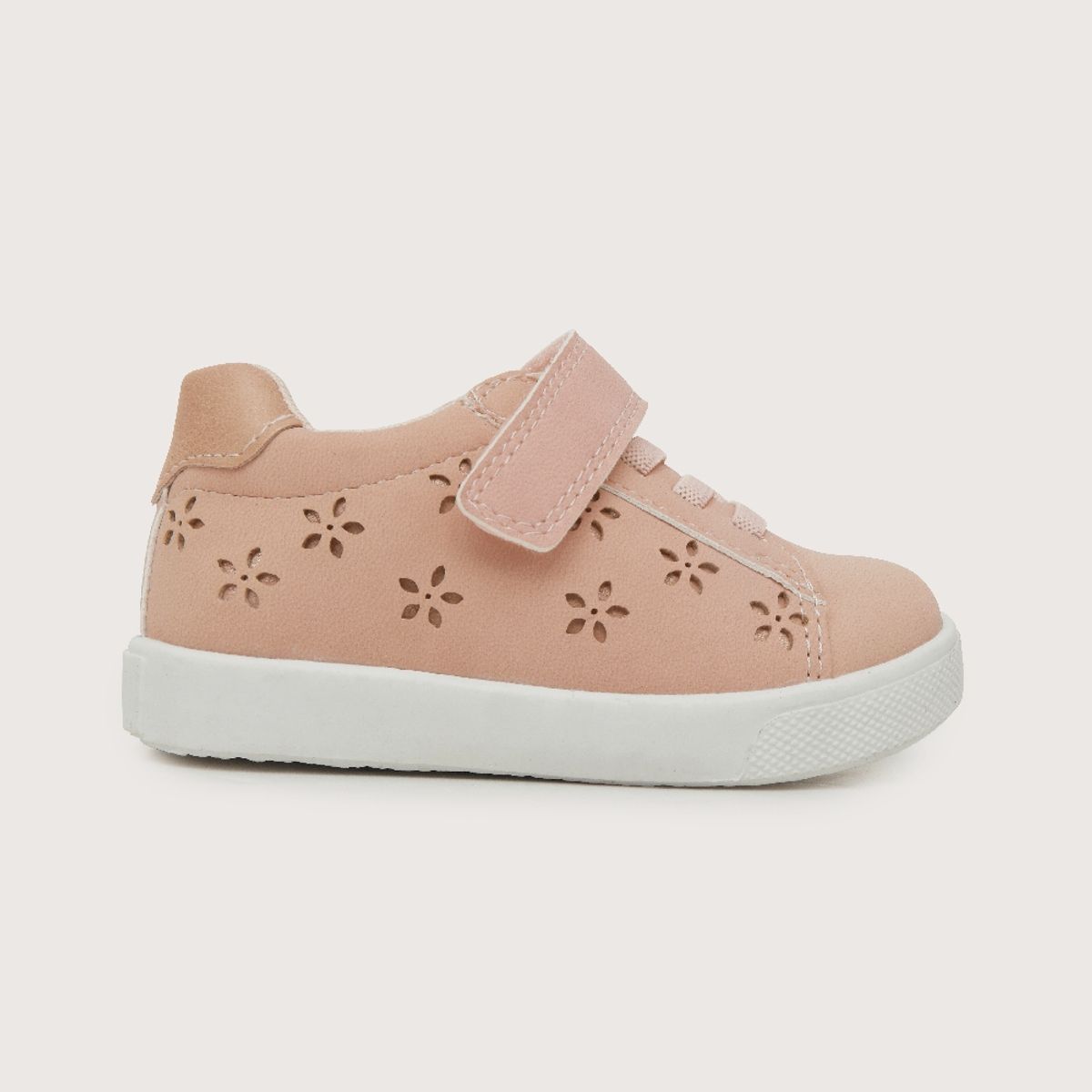 OPALINE - Zapatilla urbana de niña flores rosada (20 a 29)