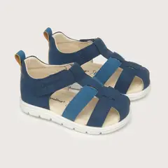 OPALINE - Sandalia de niño urbana azul 18 a 21