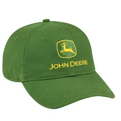 JOHN ASHFORD - Jockey John Deere Gorro Original Verde Logo Tela Importada