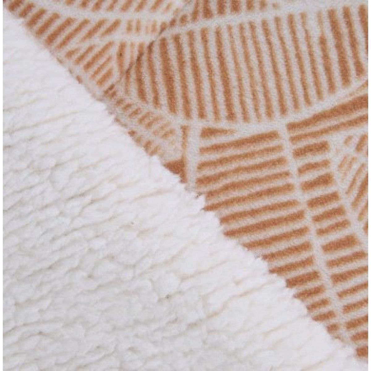 MASHINI - Plumón 1.5 plaza coral print sherpa nómade Mashini Mimbral