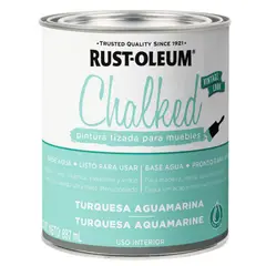 RUST OLEUM - Pintura tizada turquesa aguamarina 887ml Mimbral