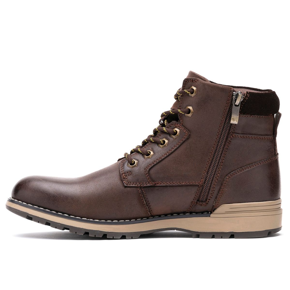 THUNDER BLUE - Botín Hombre Café Thiago Thunder Blue