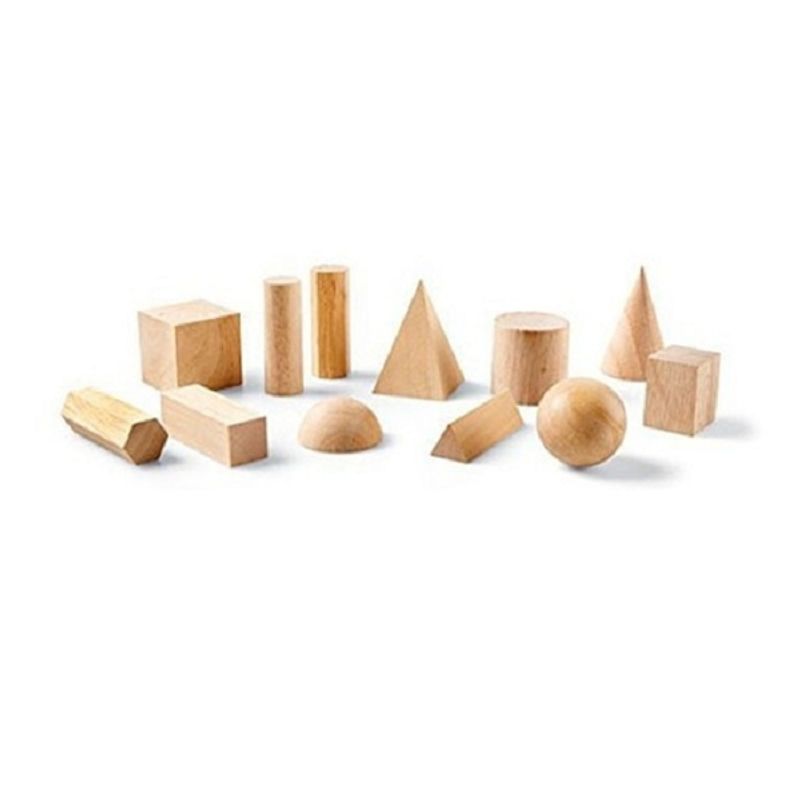 SEIGARD - Set De Bloques Cuerpos Geométricos BH0120 Color Natural