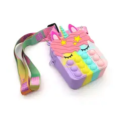 GENERICO - Cartera De Pop It Juguetes Antiestres Infantil 086 14x8.5cm