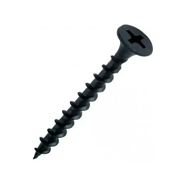 OEM - Tornillo Volcanita Zinc Negro 6x2 Pta Fina 480 Un Aprox