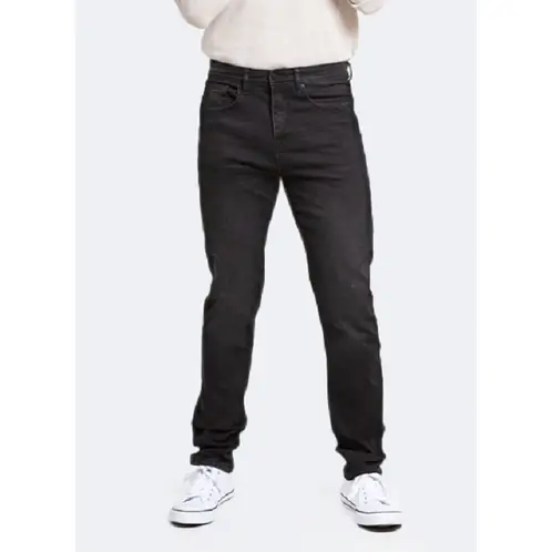 IDEM - Jeans Hombre Slim Negro Liso
