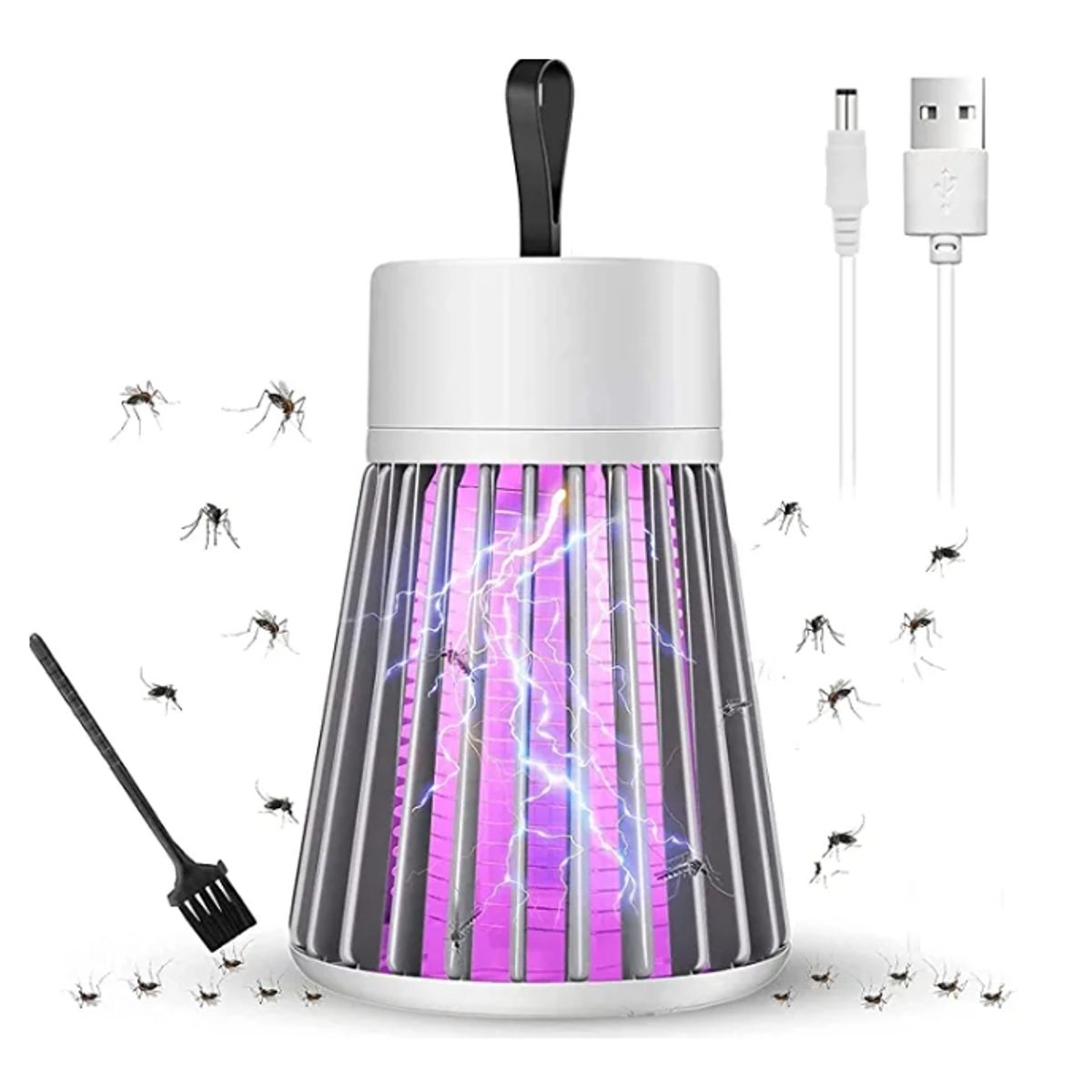 GENERICO - Lámpara Portátil Para Matar Insectos Matamoscas Eléctrico