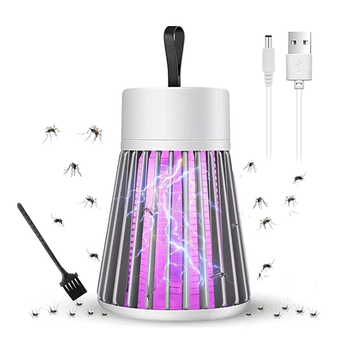 GENERICO - Lámpara Portátil Para Matar Insectos Matamoscas Eléctrico