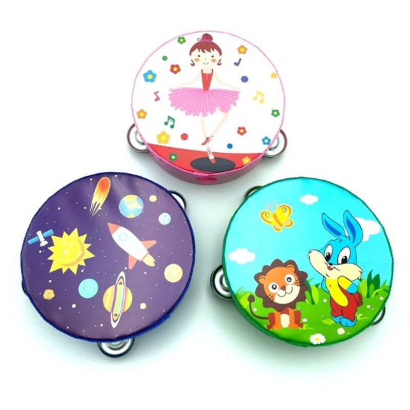 OEM - Pandero Infantil Juguete Madera