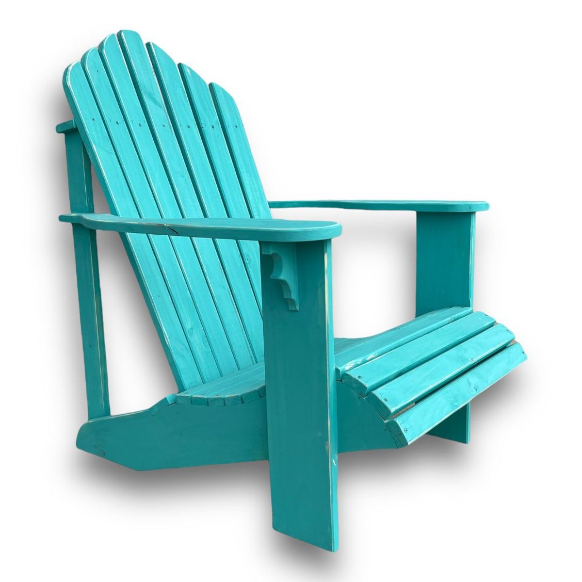 TAIKKEE - SILLON ADIRONDACK TURQUESA DECAPADO