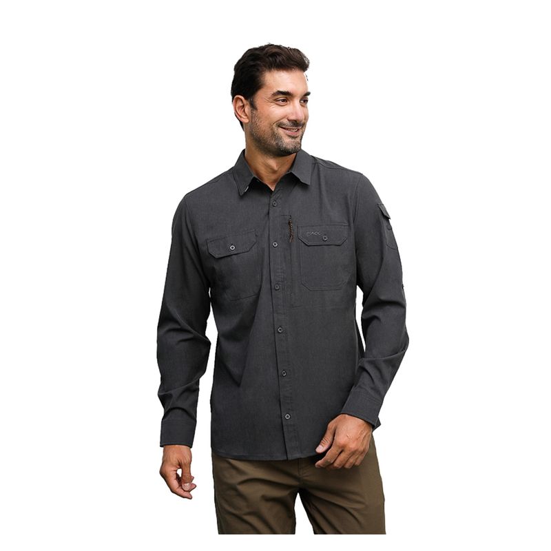 PANAMA JACK - Camisa Hombre técnica Gris Panama Jack
